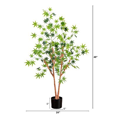 nearly natural 4-ft. Artificial Maple Tree