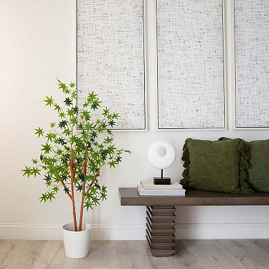 nearly natural 4-ft. Artificial Maple Tree