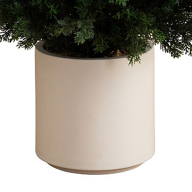 nearly natural 6-ft. Pre-Lit Artificial Cedar Tree