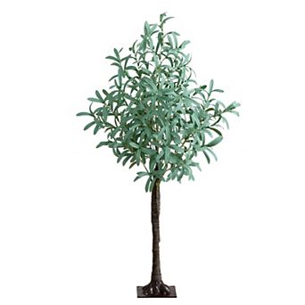 nearly natural 4-ft. Pre-Lit Artificial Olive Tree