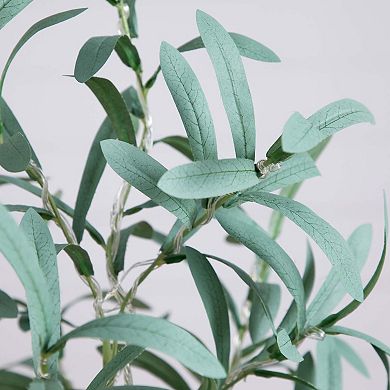 nearly natural 4-ft. Pre-Lit Artificial Olive Tree