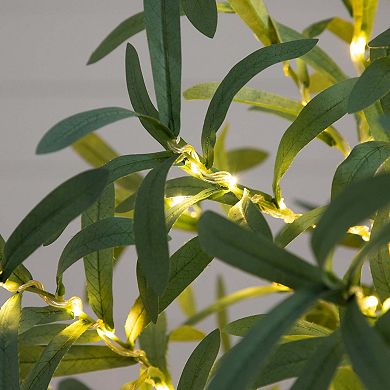 nearly natural 4-ft. Pre-Lit Artificial Olive Tree