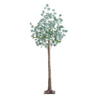 nearly natural 5-ft. Pre-Lit Artificial Eucalyptus Tree