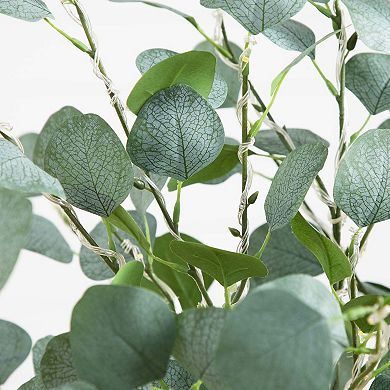 nearly natural 4-ft. Pre-Lit Artificial Eucalyptus Tree
