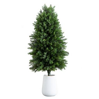 nearly natural 3-ft. Pre-Lit Artificial Cedar Tree