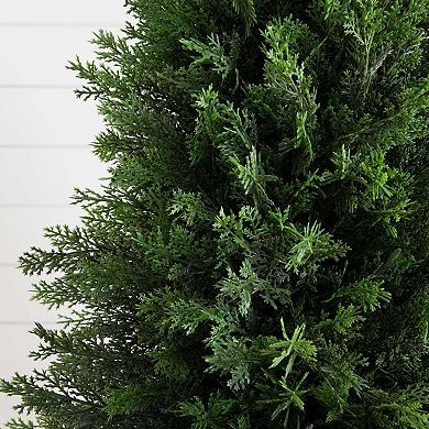 nearly natural 3-ft. Pre-Lit Artificial Cedar Tree