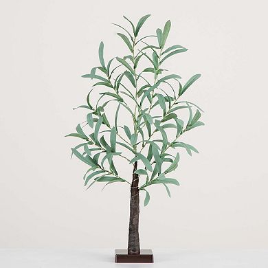 nearly natural 2-ft. Pre-Lit Artificial Olive Tree