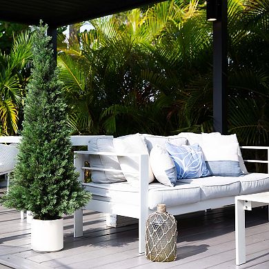 nearly natural 5-ft. Pre-Lit Artificial Cedar Tree