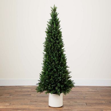 nearly natural 5-ft. Pre-Lit Artificial Cedar Tree