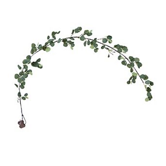 nearly natural 6.5-ft. Pre-Lit Artificial Eucalyptus Garland