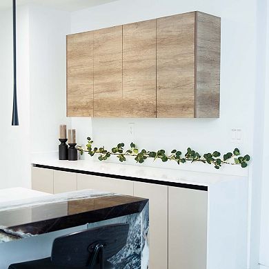 nearly natural 6.5-ft. Pre-Lit Artificial Eucalyptus Garland