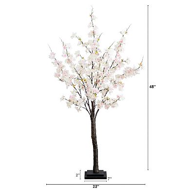 nearly natural 4-ft. Pre-Lit Artificial Cherry Blossom Tree