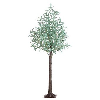 nearly natural 5-ft. Pre-Lit Artificial Olive Tree
