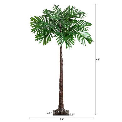 nearly natural 4-ft. Pre-Lit Artificial Palm Tree