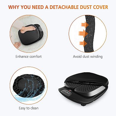Snailax Vibration Foot Massager With Heat, Adjustable Foot Massager Machine
