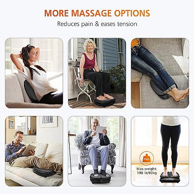 Snailax Vibration Foot Massager With Heat, Adjustable Foot Massager Machine