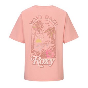 Girls 7-16 Roxy Wavy Daze Graphic Oversized Tee