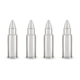 Foster & Rye 4 pc Stainless Steel Bullet Glacier Rocks Set