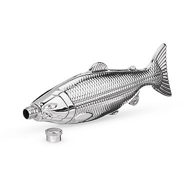 Foster & Rye Trout 4-oz. Stainless Steel Flask