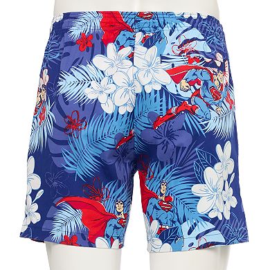 Men's DC Comics Superman Floral Shorts