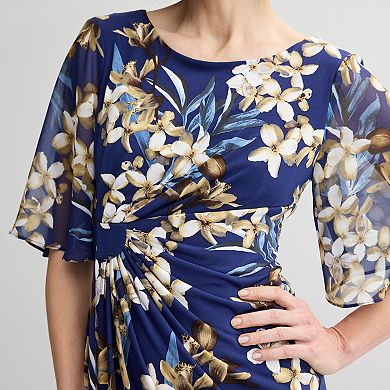 Women's Studio Connection Printed Chiffon Dress