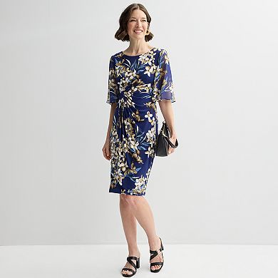 Women's Studio Connection Printed Chiffon Dress