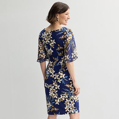 Women's Studio Connection Printed Chiffon Dress
