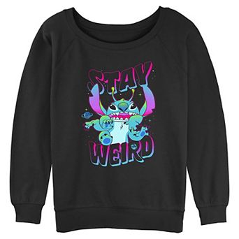 Disney's Lilo & Stitch Stay Weird Juniors' Graphic Pullover