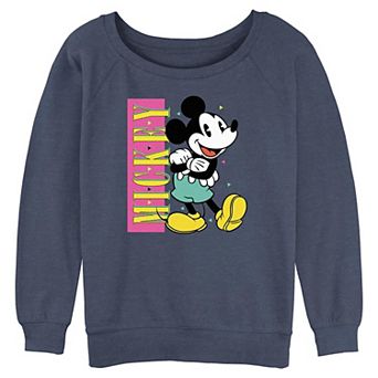 Disney's Mickey Mouse Happy Stance Juniors' Graphic Pullover