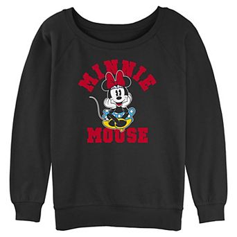 Disney's Minnie Mouse Sitting Portrait Juniors' Graphic Pullover