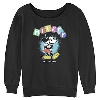 Disney's Mickey Mouse The Classic Juniors' Graphic Pullover