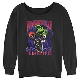 Disney's The Nightmare Before Christmas Frightfully Delightful Juniors' Graphic Pullover