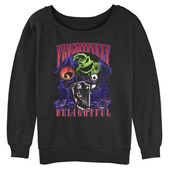 Disney's The Nightmare Before Christmas Frightfully Delightful Juniors' Graphic Pullover