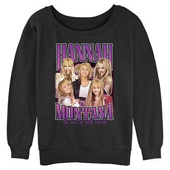 Disney's Hannah Montana The Best Of Both Worlds Juniors' Graphic Pullover