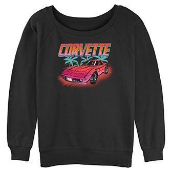 Juniors' Corvette On The Road Graphic Pullover