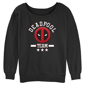 Juniors' Marvel Deadpool Team Graphic Pullover