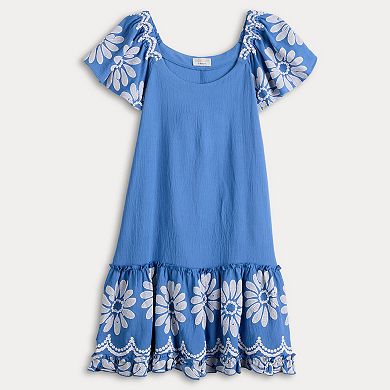Women's Robbie Bee Flutter Sleeve Shoulder Dress
