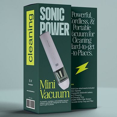 Sonic Power Mini Vacuum