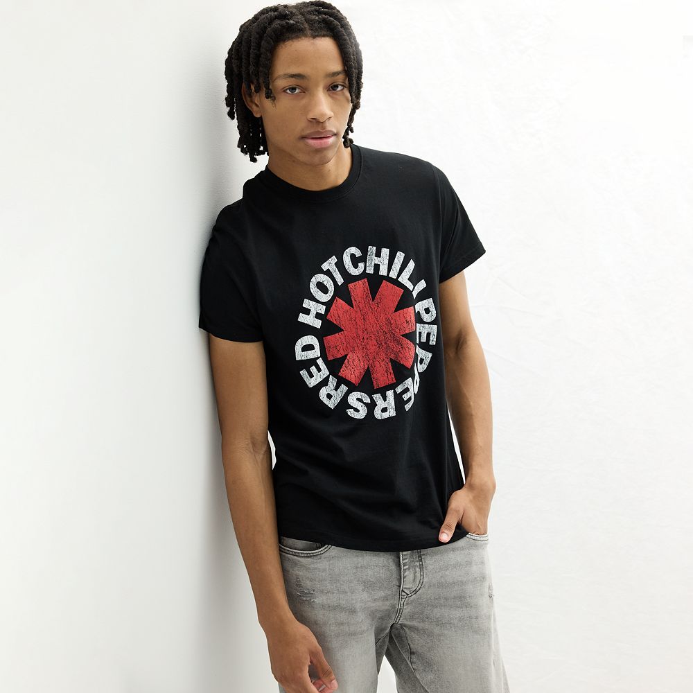 Men's Red Hot Chili Peppers Logo Graphic Tee
