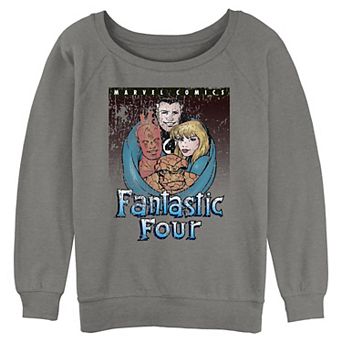 Juniors' Marvel Fantastic Four Big Hug Graphic Pullover