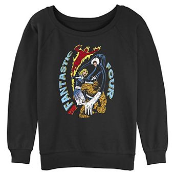 Juniors' Marvel Fantastic Four Protecting The Group Graphic Pullover