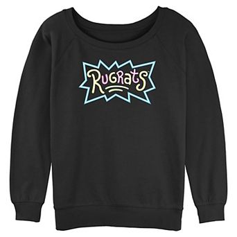 Juniors' Nickelodeon Rugrats Logo Graphic Pullover