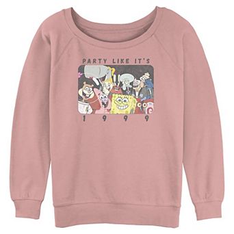Juniors' Nickelodeon SpongeBob SquarePants Party Like It's 1999 Graphic Pullover