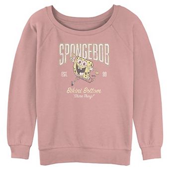 Juniors' Nickelodeon SpongeBob SquarePants Bikini Bottom Shore Thing Graphic Pullover