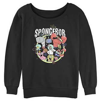 Juniors' Nickelodeon SpongeBob SquarePants Bikini Group Graphic Pullover
