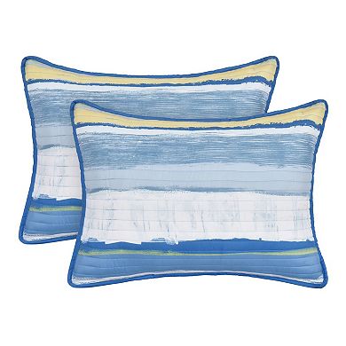 Five Queens Court Seaside Quilt Set or Euro Sham