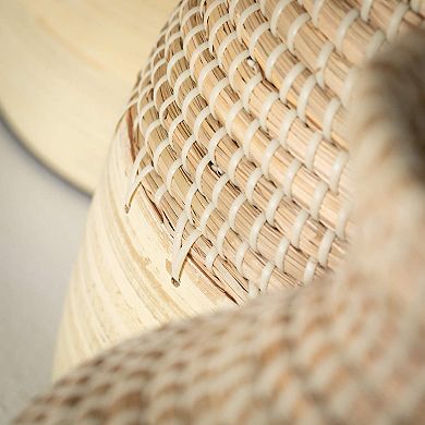 Haven Living 3-pc. Natural Woven Vase Table Decor Set