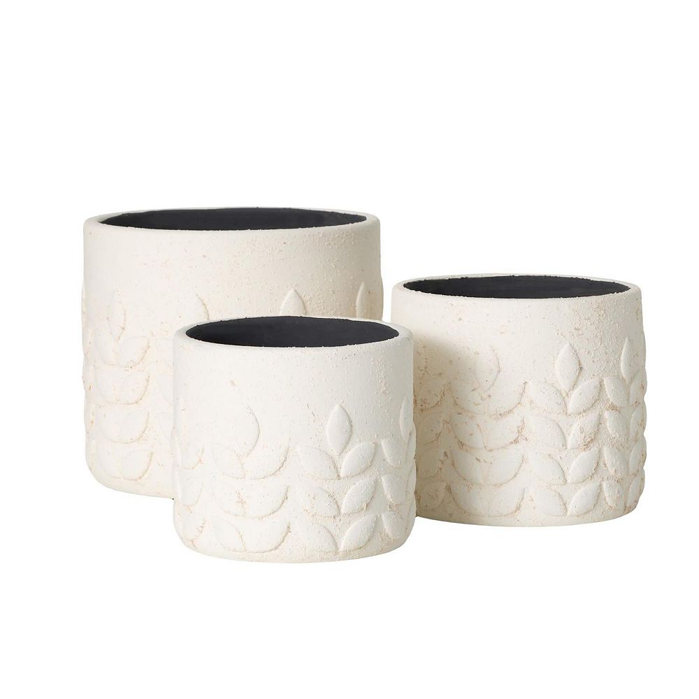 Haven Living 3 pc Modern Leaf Container Set