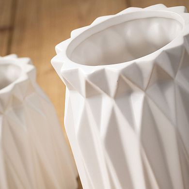 Haven Living 2 pc Origami Vase Set