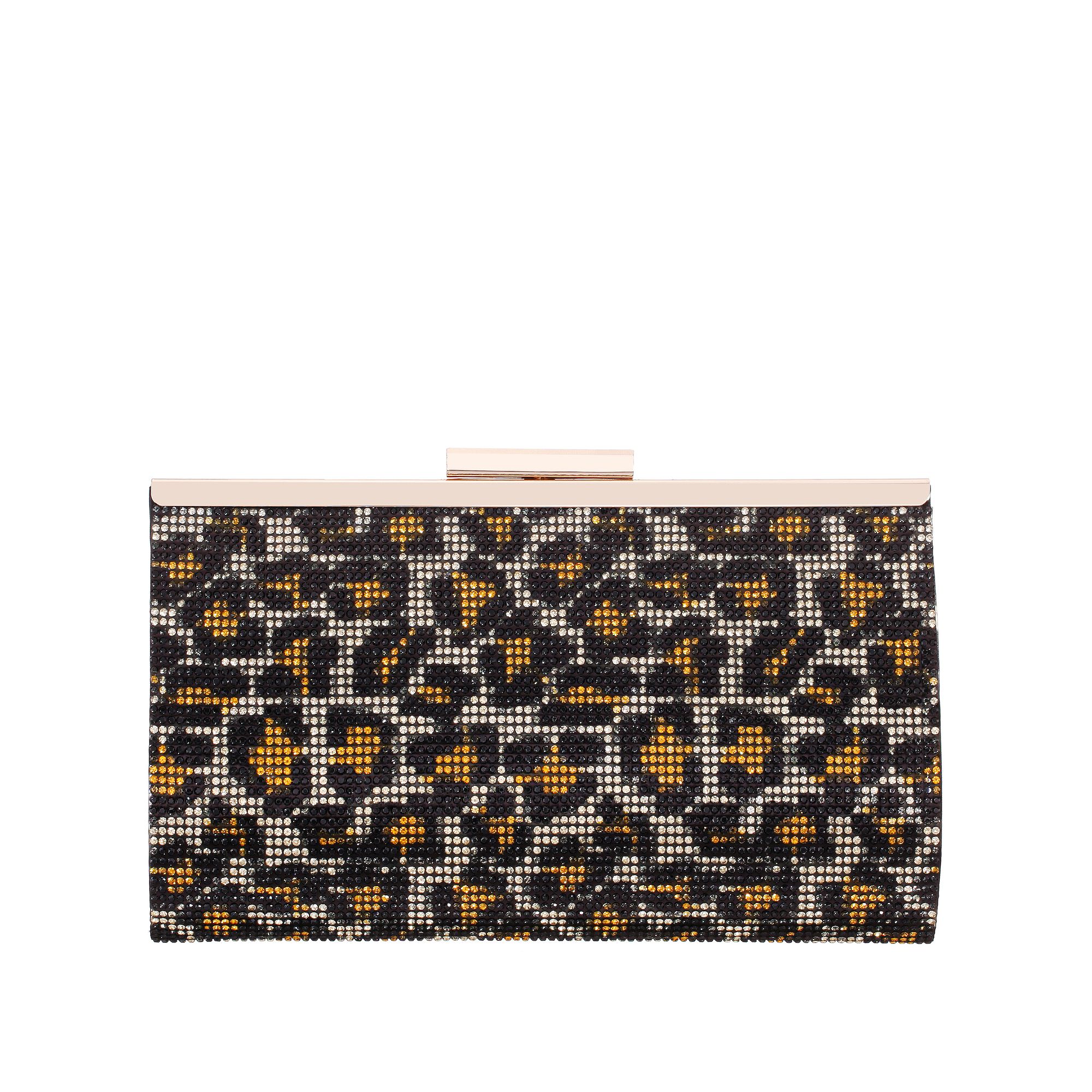 N by Nina M-Sia Clutch, Gold Leopard